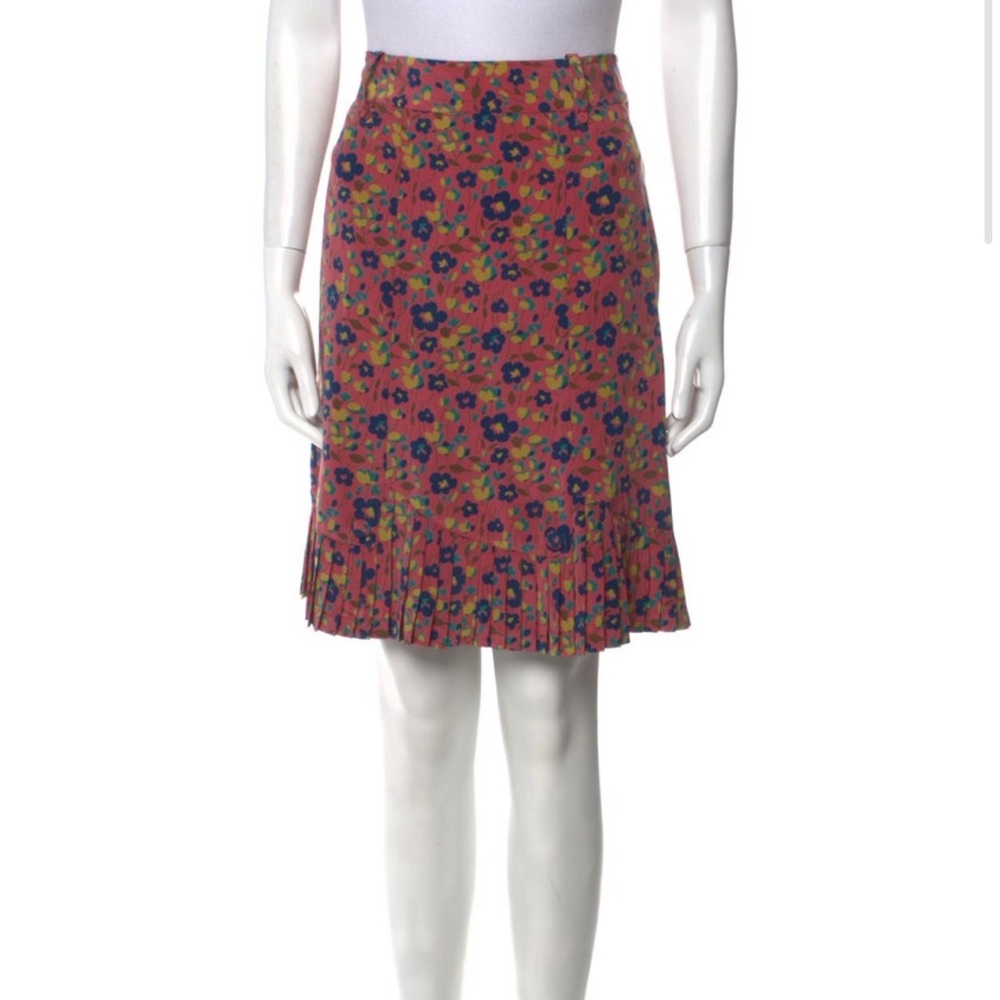 Marc Jacobs Silk Knee Length Skirt Size Medium 6 US